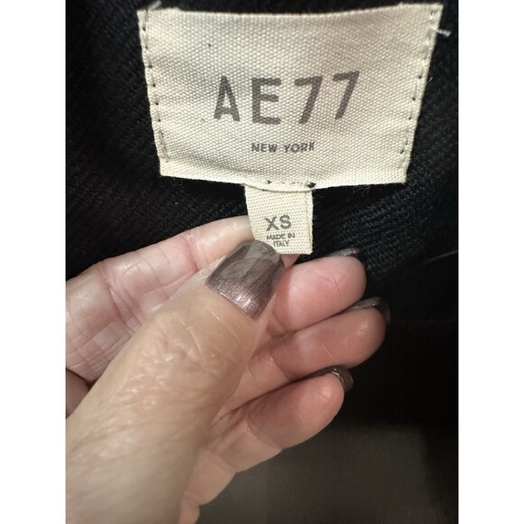 AE77 Blazer Women's Black Size XS Wool Jacket Coat NWOT - Picture 5 of 8